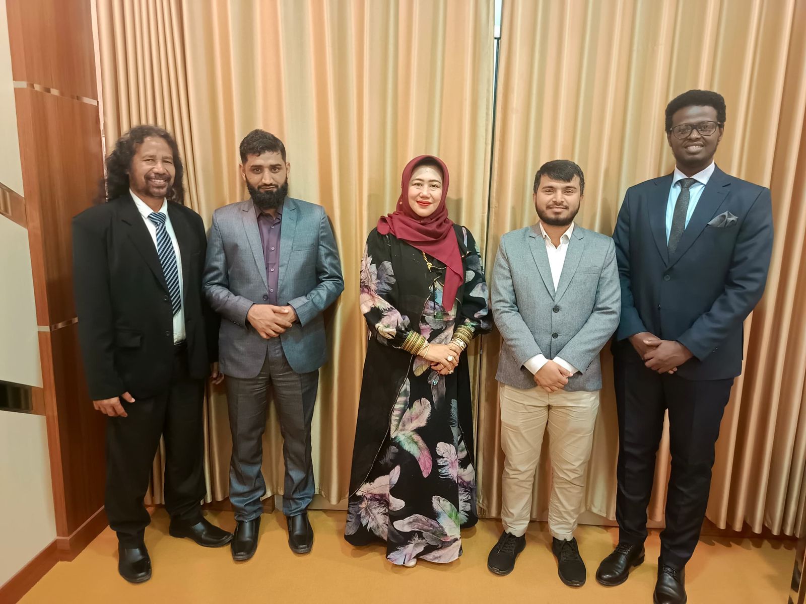 Group photo with Head of Law Department